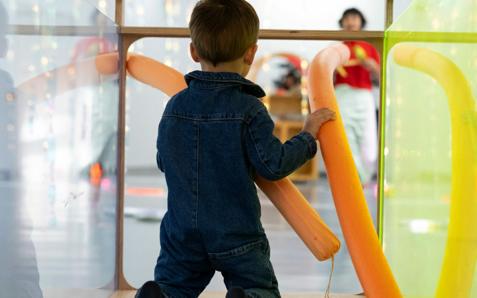 Enfant pendant l'atelier flac!